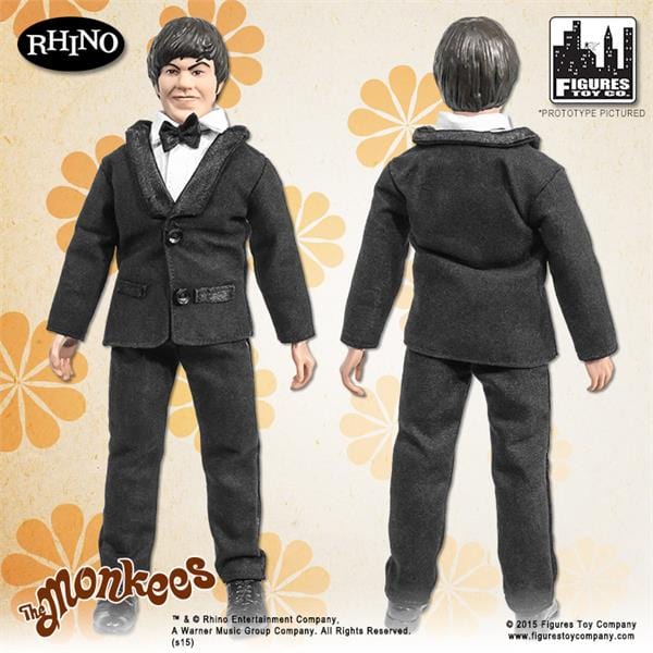 The Monkees 8 Inch Action Figures Series One Tuxedo Outfit: Micky Dolenz