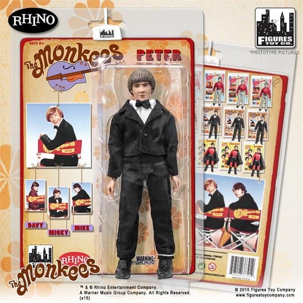 The Monkees 8 Inch Action Figures Series One Tuxedo Outfit: Peter Tork