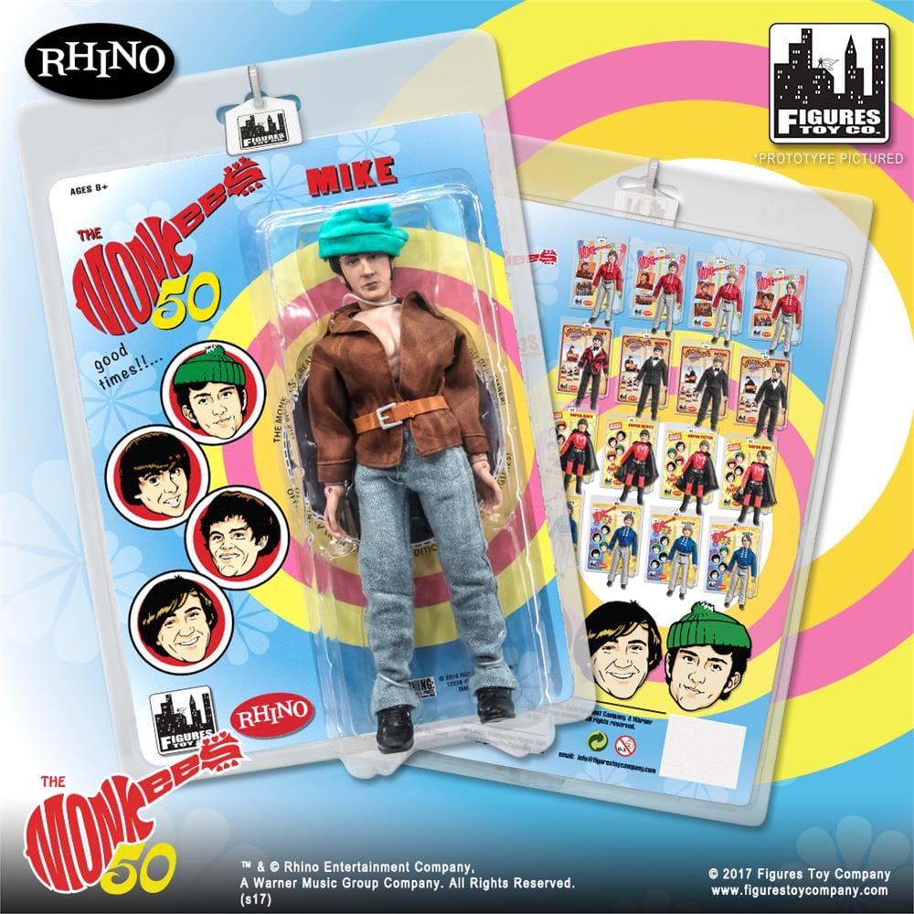 The Monkees 8 Inch Retro Action Figure Variants: Hippie Mike Nesmith