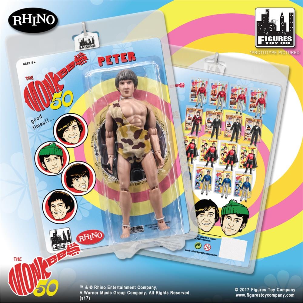 The Monkees 8 Inch Retro Action Figure Variants: Jungle Peter Tork