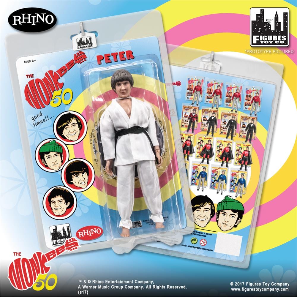 The Monkees 8 Inch Retro Action Figure Variants: Karate Peter Tork