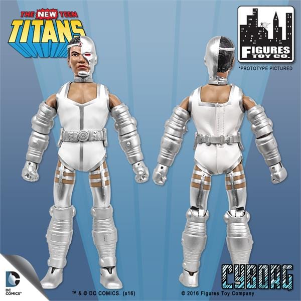 The New Teen Titans Retro 8 Inch Action Figures Series 1: Cyborg