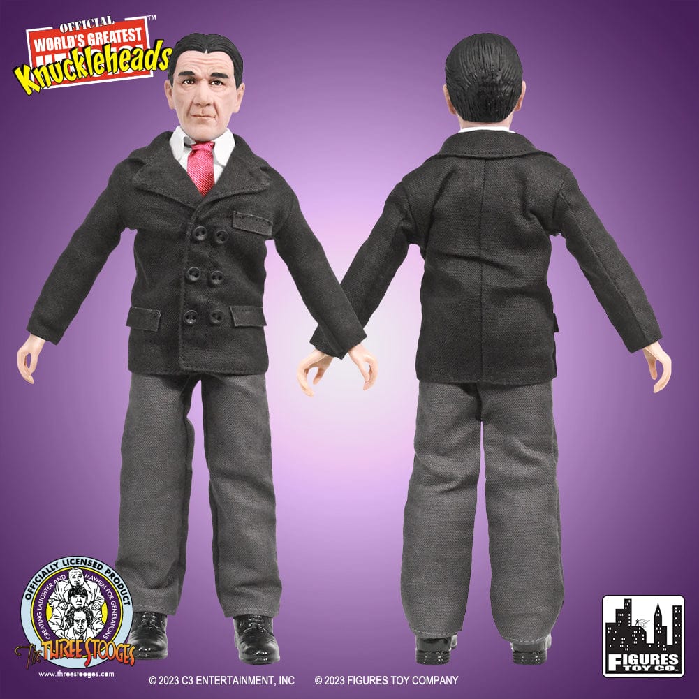 The Three Stooges 8 Inch Action Figures: Brideless Groom Exclusive Shemp In Black Suit