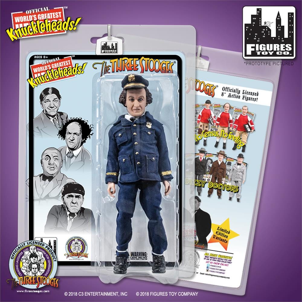 The Three Stooges 8 Inch Action Figures: Dizzy Detectives Larry