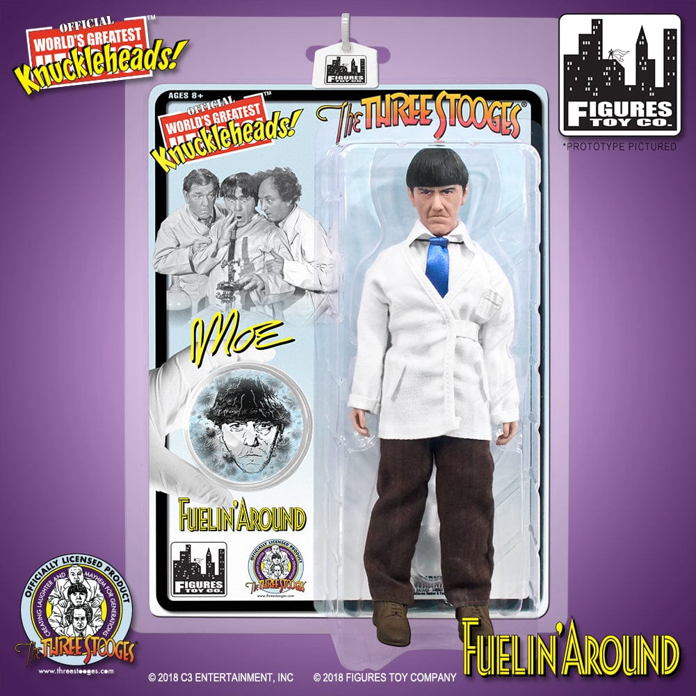 The Three Stooges 8 Inch Action Figures: Fuelin&#39; Around Moe
