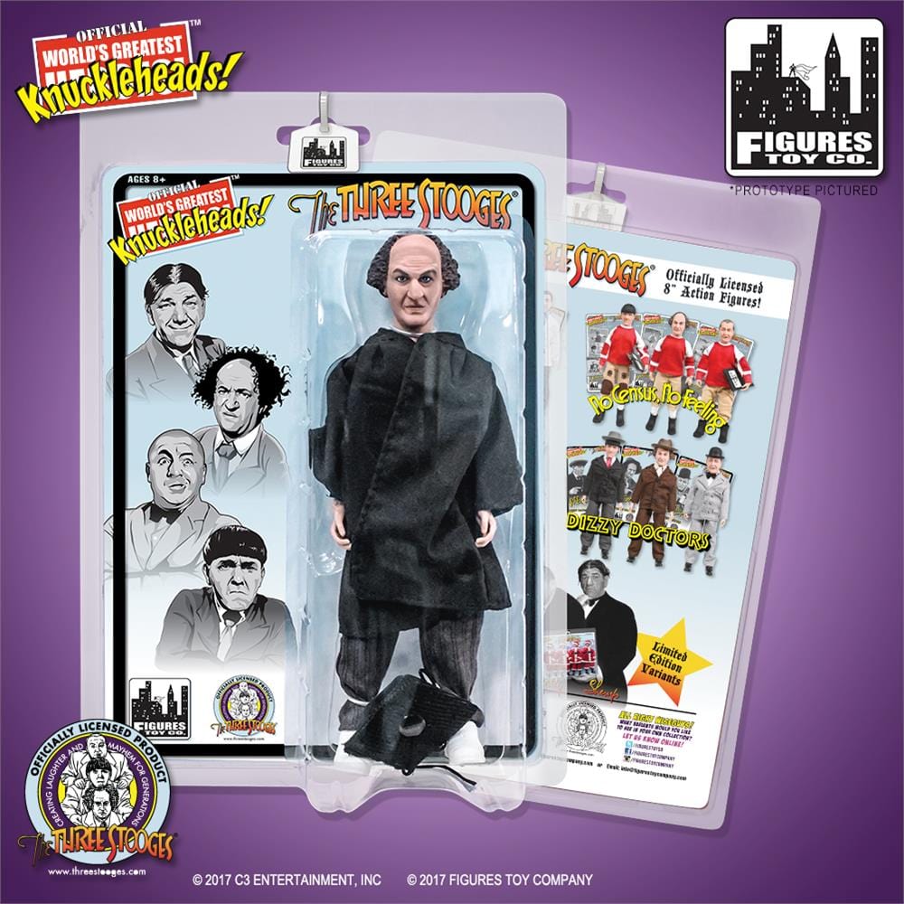 The Three Stooges 8 Inch Action Figures: Graduation Larry