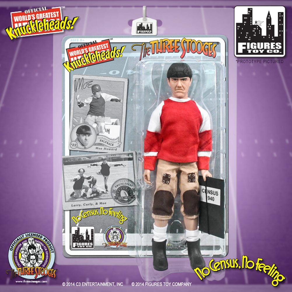 The Three Stooges 8 Inch Action Figures: No Census, No Feeling Moe