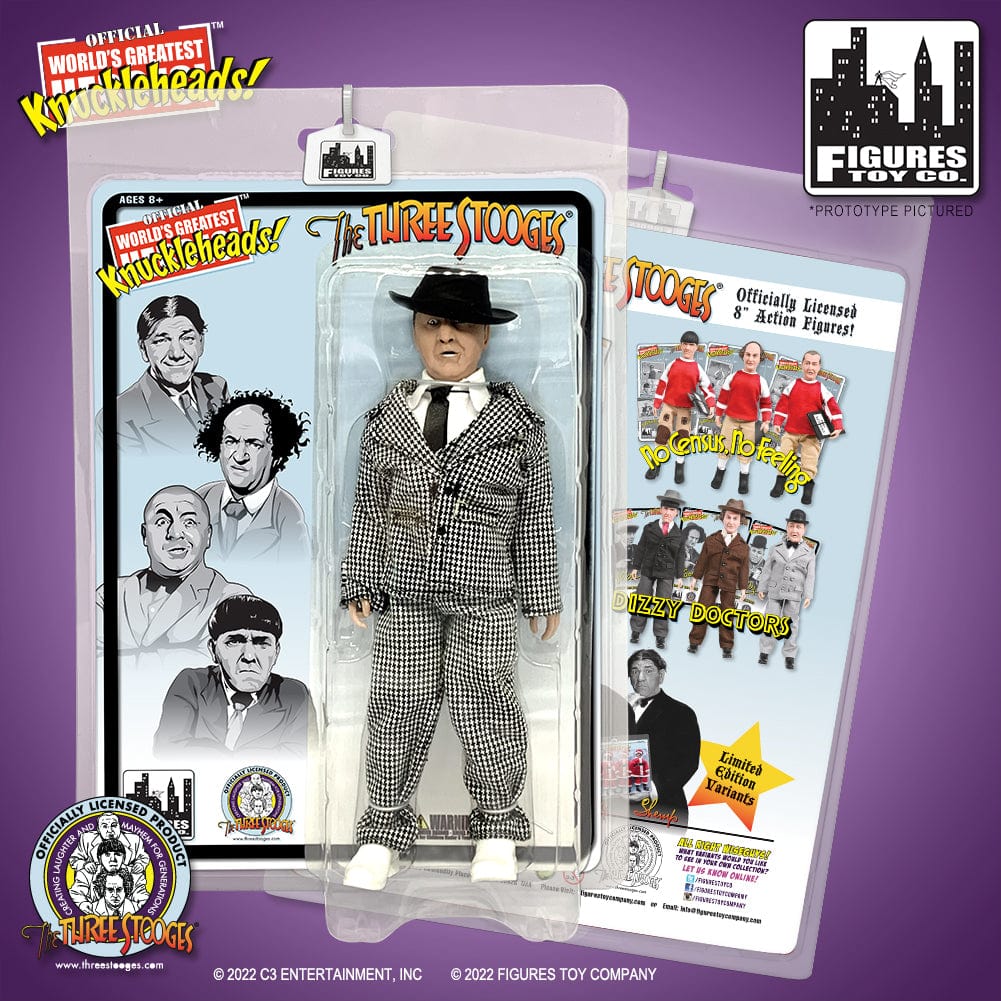 The Three Stooges 8 Inch Action Figures Series: Gangster Series Curly