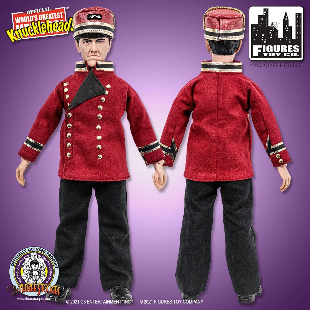 The Three Stooges 8 Inch Action Figures Series: Idle Roomers [Bellhop Edition] Moe