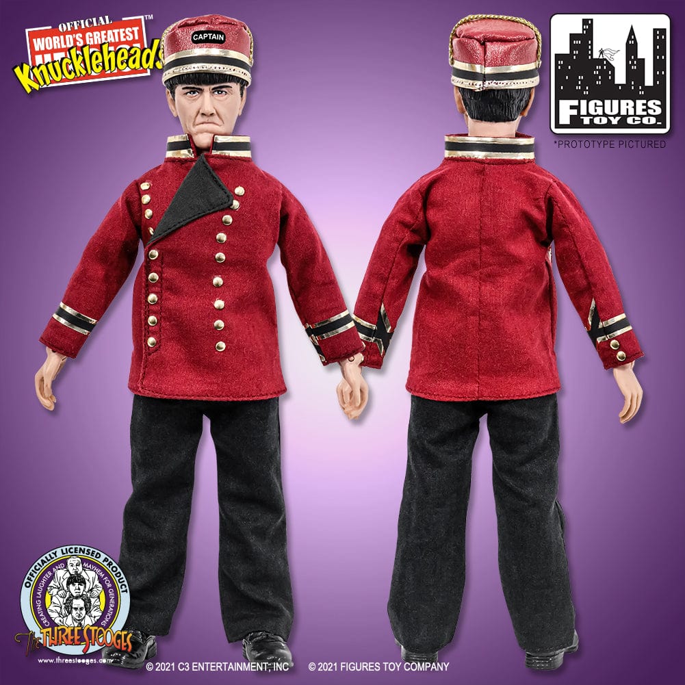 The Three Stooges 8 Inch Action Figures Series: Idle Roomers [Bellhop Edition] Set of all 3