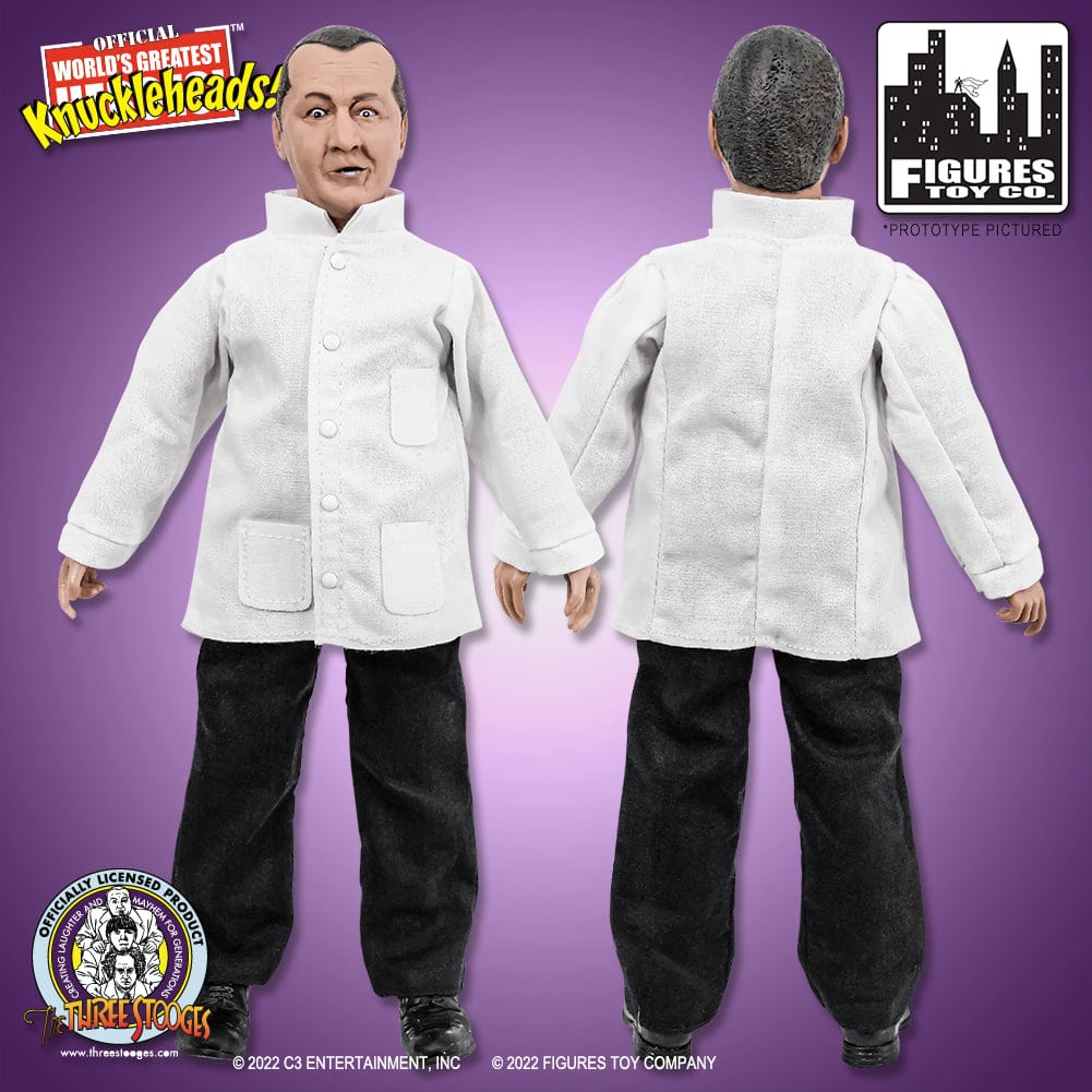 The Three Stooges 8 Inch Action Figures Series: Idle Roomers [House Keeper Edition] Curly