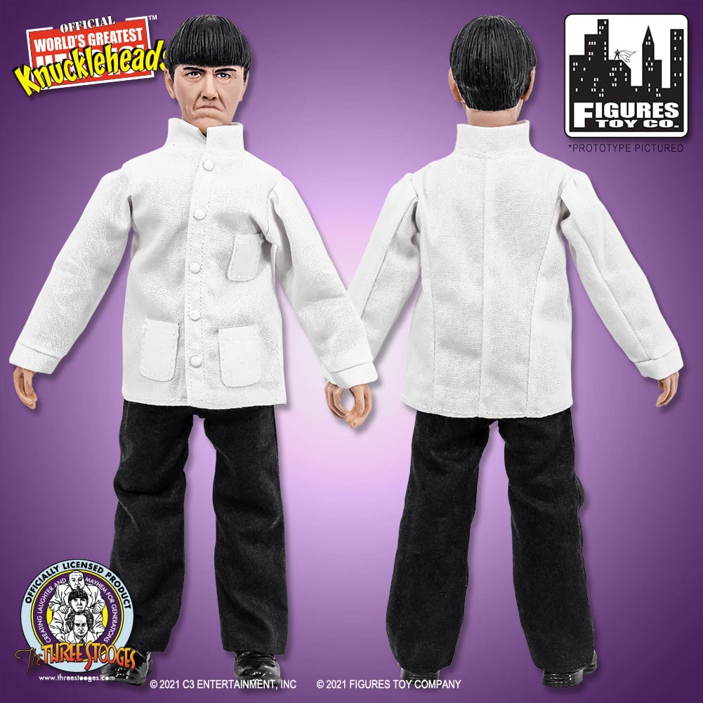 The Three Stooges 8 Inch Action Figures Series: Idle Roomers [House Keeper Edition] Moe