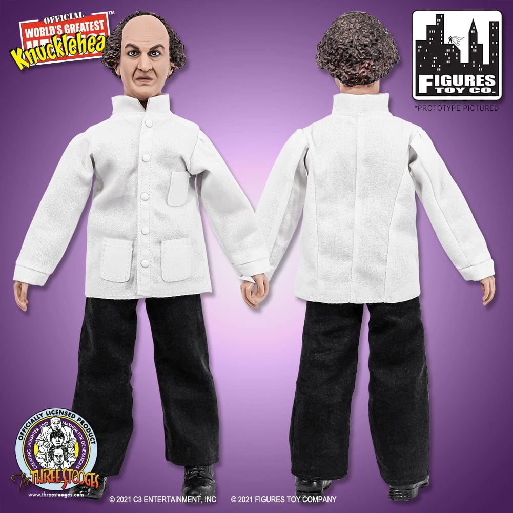 The Three Stooges 8 Inch Action Figures Series: Idle Roomers [House Keeper Edition] Set of all 3