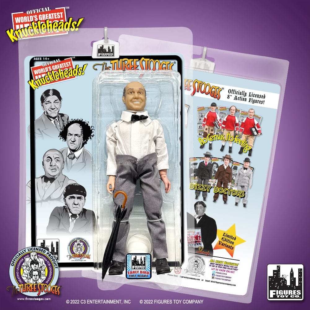 The Three Stooges 8 Inch Action Figures Series: Joe Besser Early Bird First Release Variant