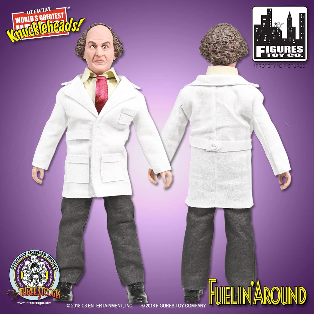 The Three Stooges 8 Inch Action Figures: Set of all 3 Fuelin&#39; Around Figures