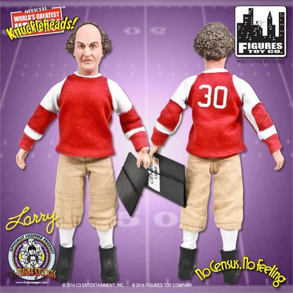 Three Stooges 8 Inch Action Figures: Loose In Factory Bag