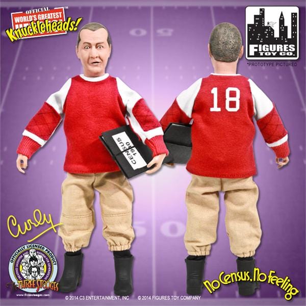 Three Stooges 8 Inch Action Figures: Loose In Factory Bag