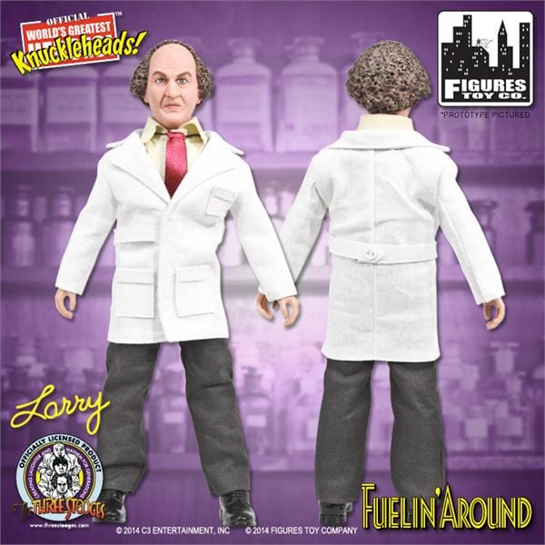Three Stooges 8 Inch Action Figures: Loose In Factory Bag