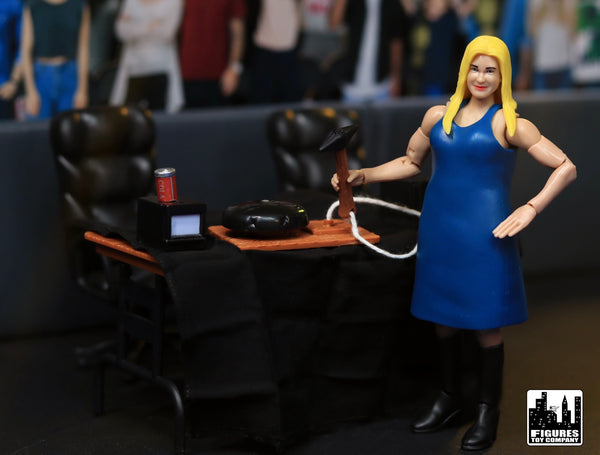 Timekeeper Bell & Hammer for WWE & AEW Wrestling Action Figures ...