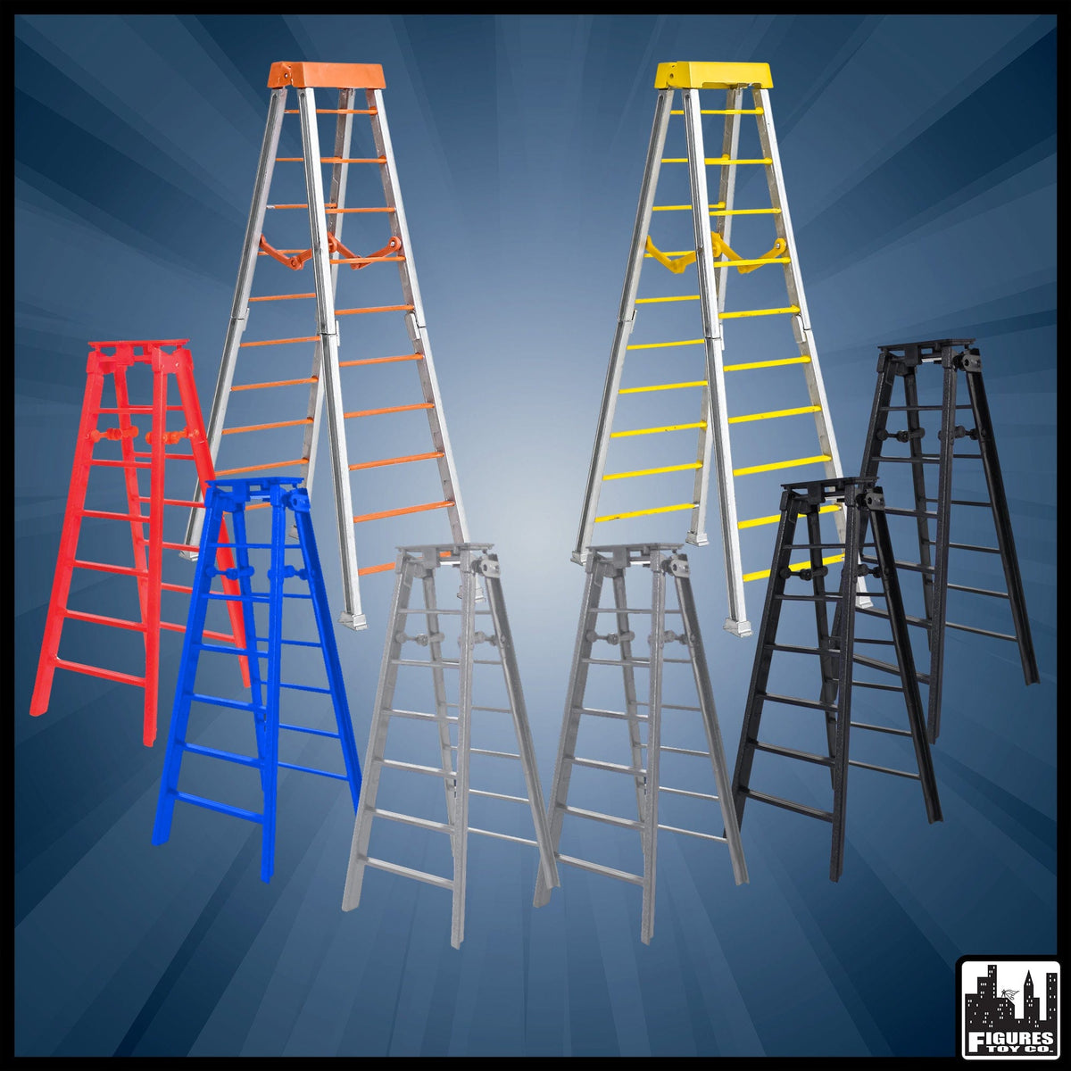 Ultimate 8 Piece Ladder Special Deal For WWE Wrestling Action Figures