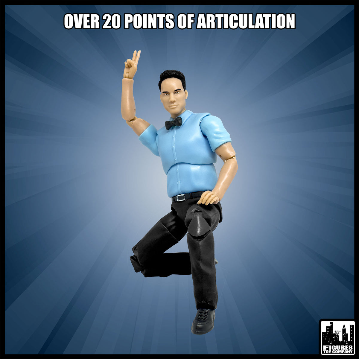 Ultimate classic referee action figure — display scene.
