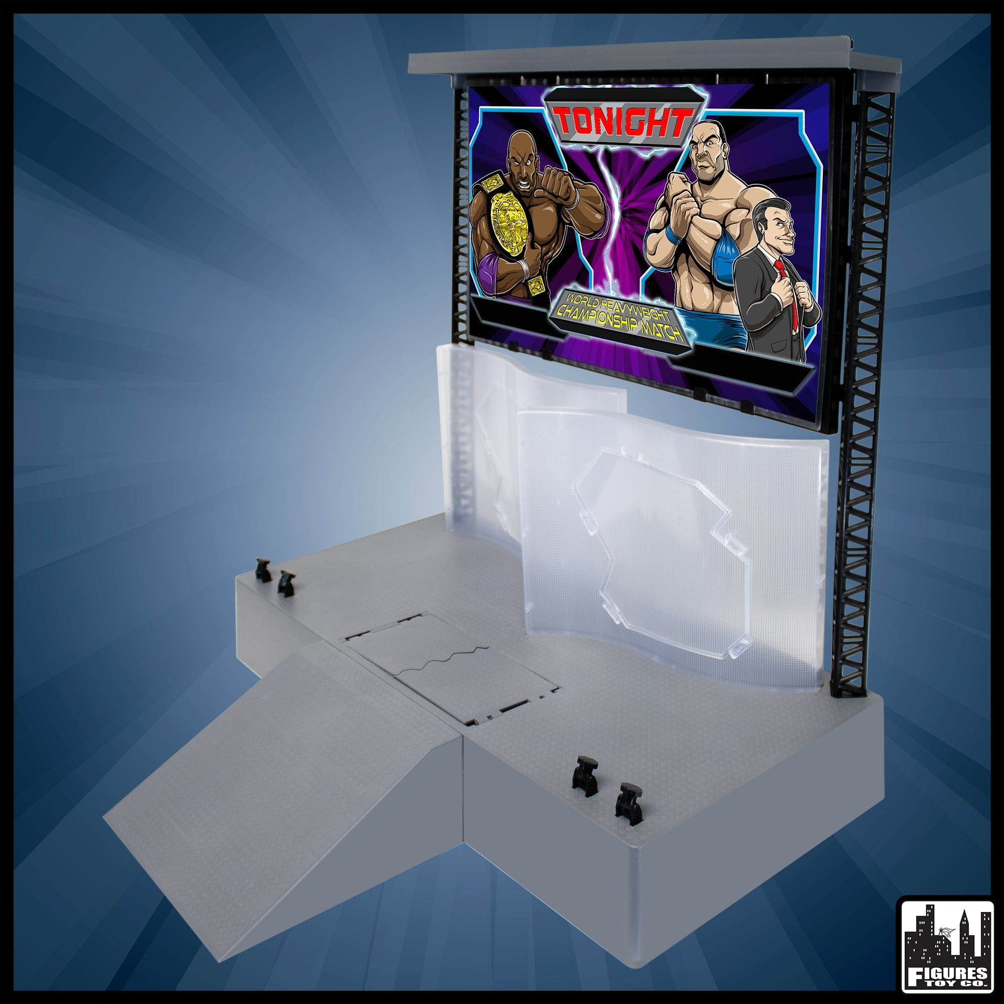 Ultimate Entrance Stage for WWE & AEW Wrestling Action Figures