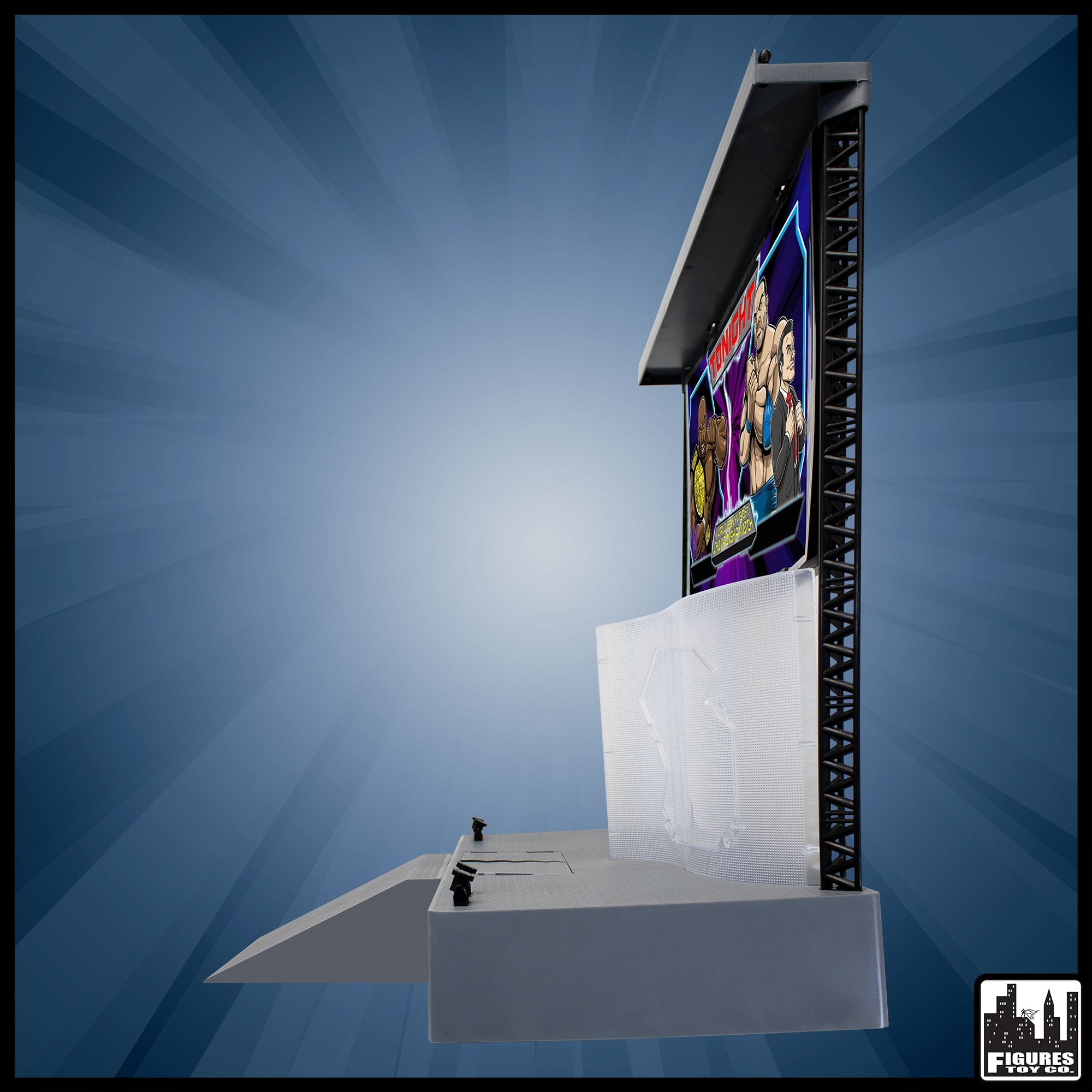 Wwe Ramp Stage Ultimate Entrance Stage for WWE & AEW Wrestling Action Figures ...