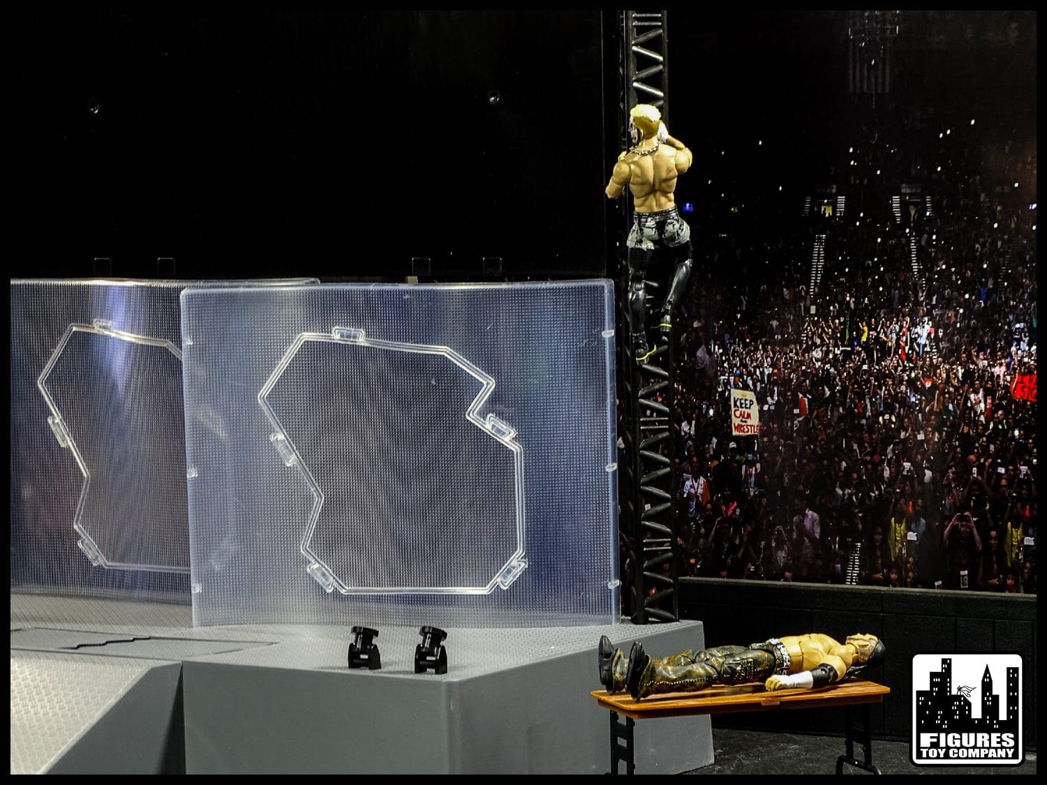 Wwe Ramp Stage Ultimate Entrance Stage for WWE & AEW Wrestling Action Figures ...