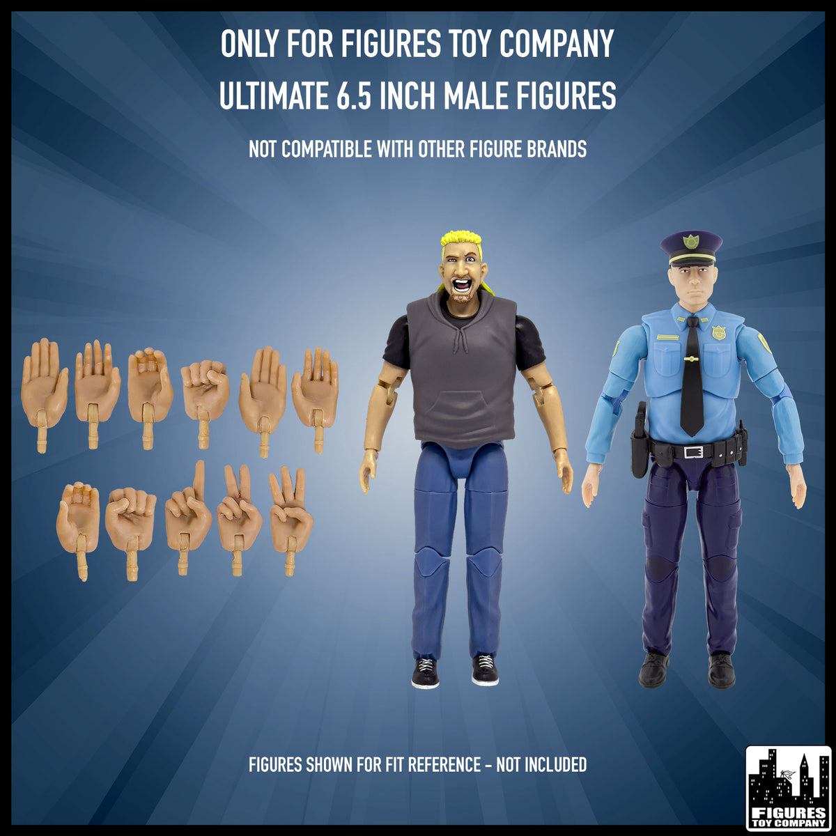 Ultimate Hands 6Inch Three Packs 05 Exclusive Fit