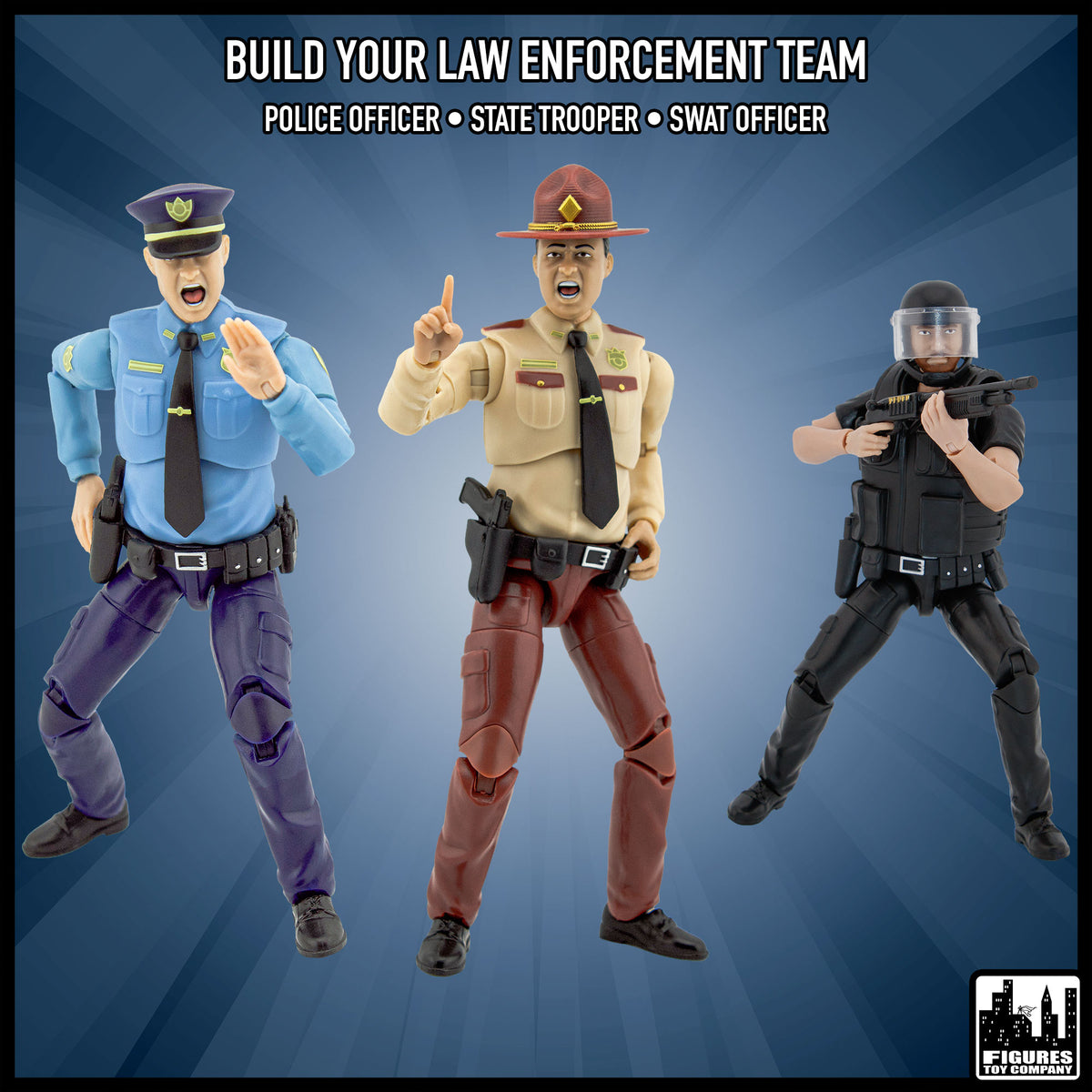 Ultimate Law Enforcement Three Pack 02 Action