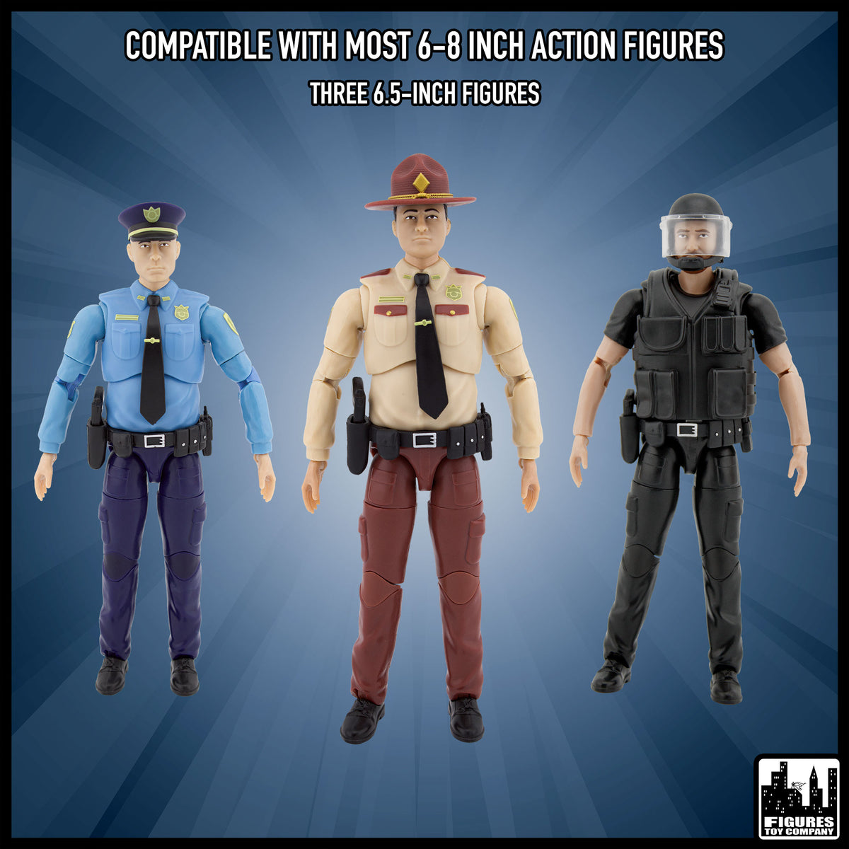 Ultimate Law Enforcement Three Pack 05 Size And Compatibility