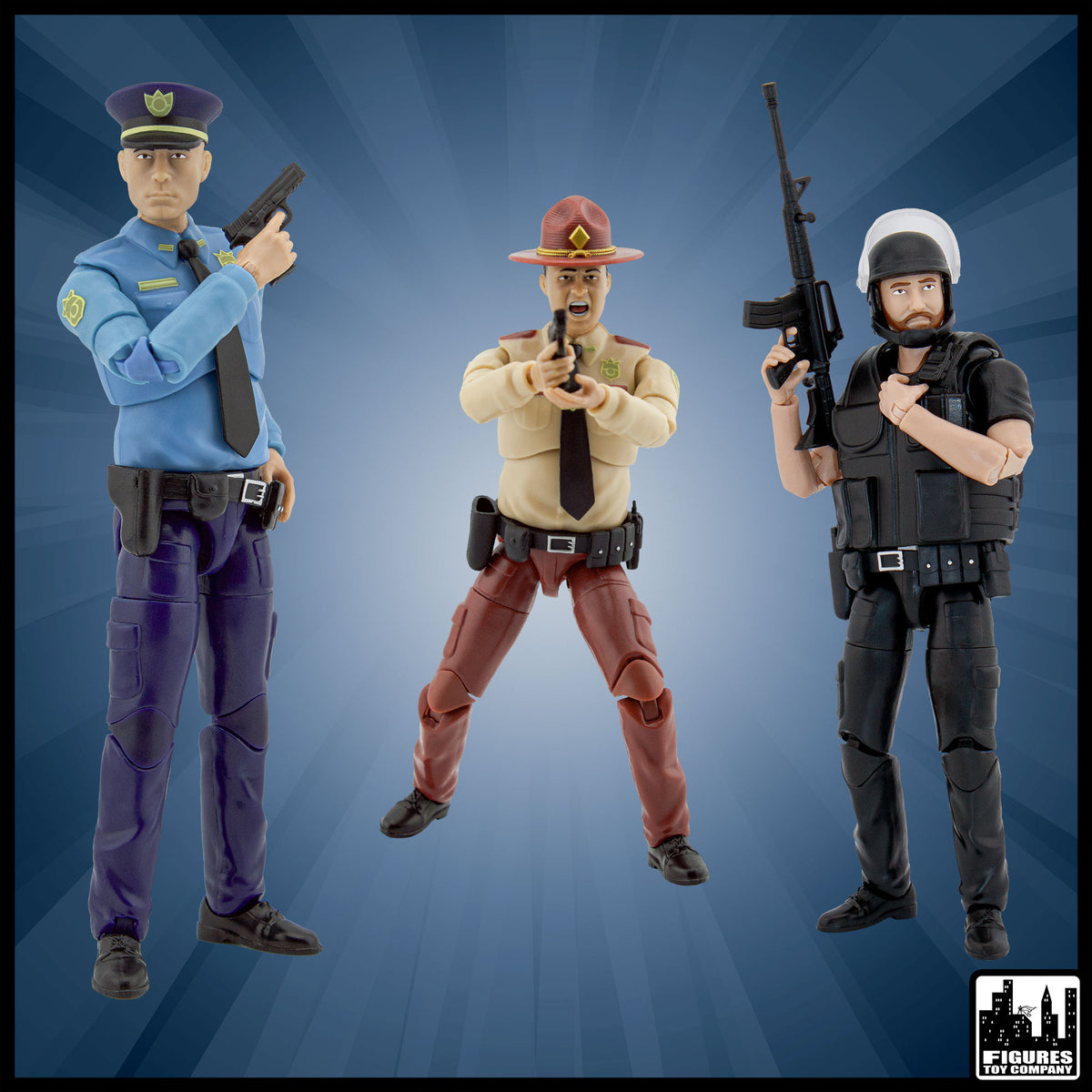 Ultimate Law Enforcement Three Pack 06 Alternate Poses