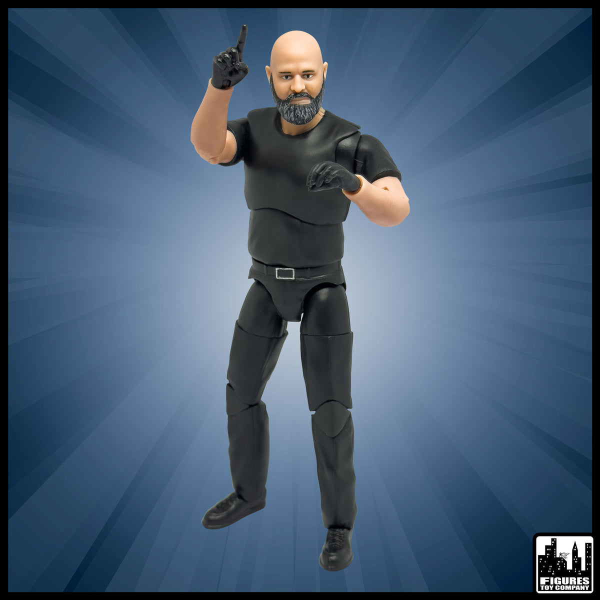 Ultimate MMA Referee With Deluxe Articulation for UFC MMA Action Figures — alternate pose.