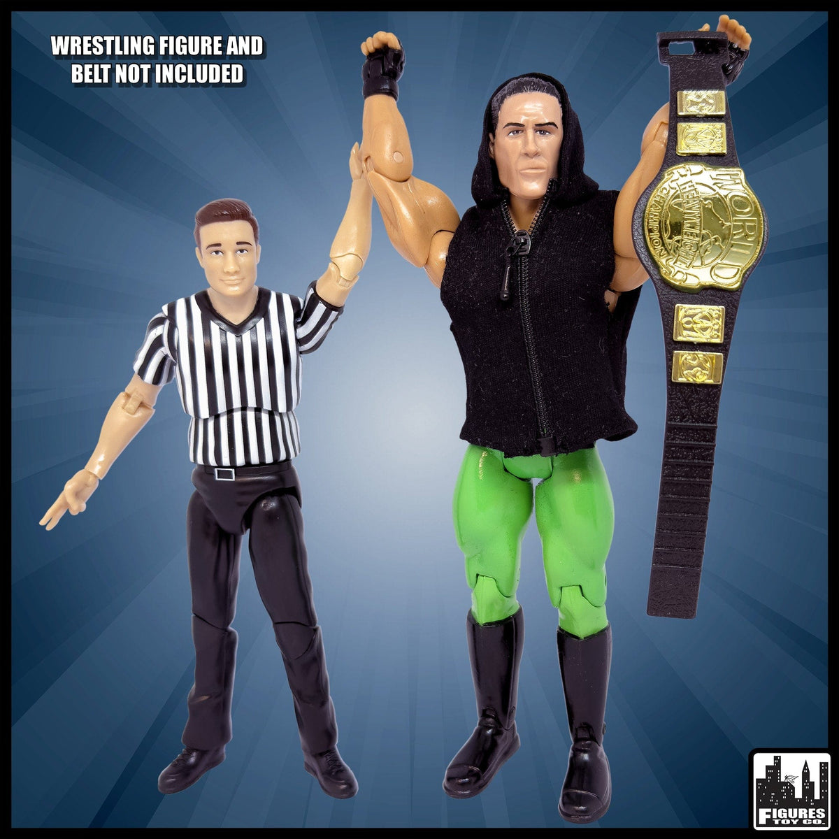 Ultimate Referee With Deluxe Articulation for WWE Wrestling Action Figures