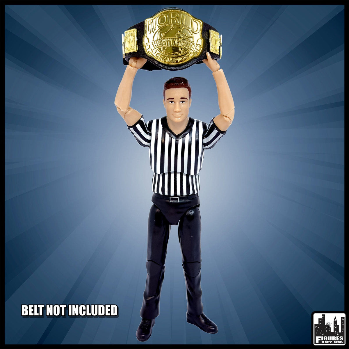 Ultimate Referee With Deluxe Articulation for WWE Wrestling Action Figures