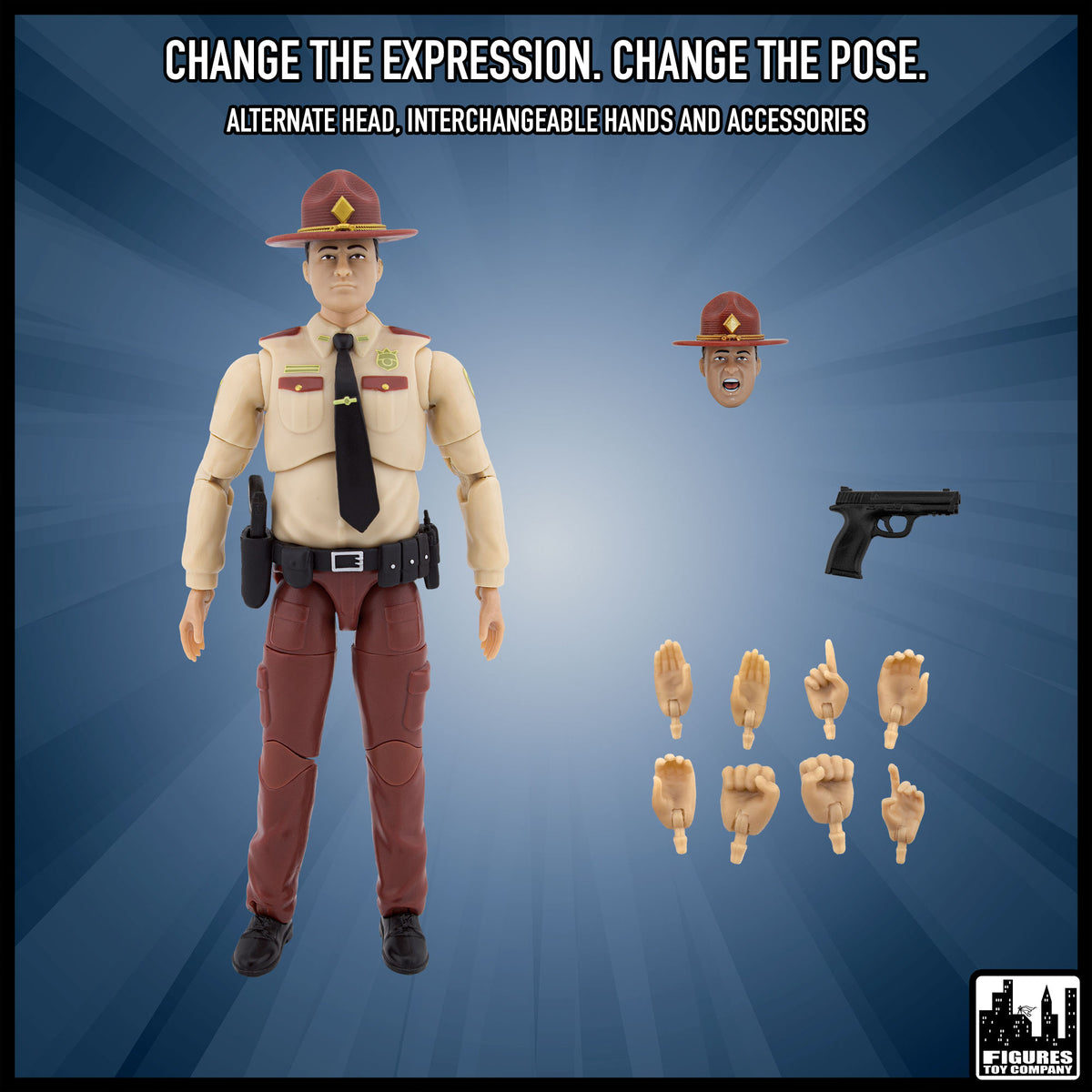 Ultimate State Trooper 03 Included Accessories