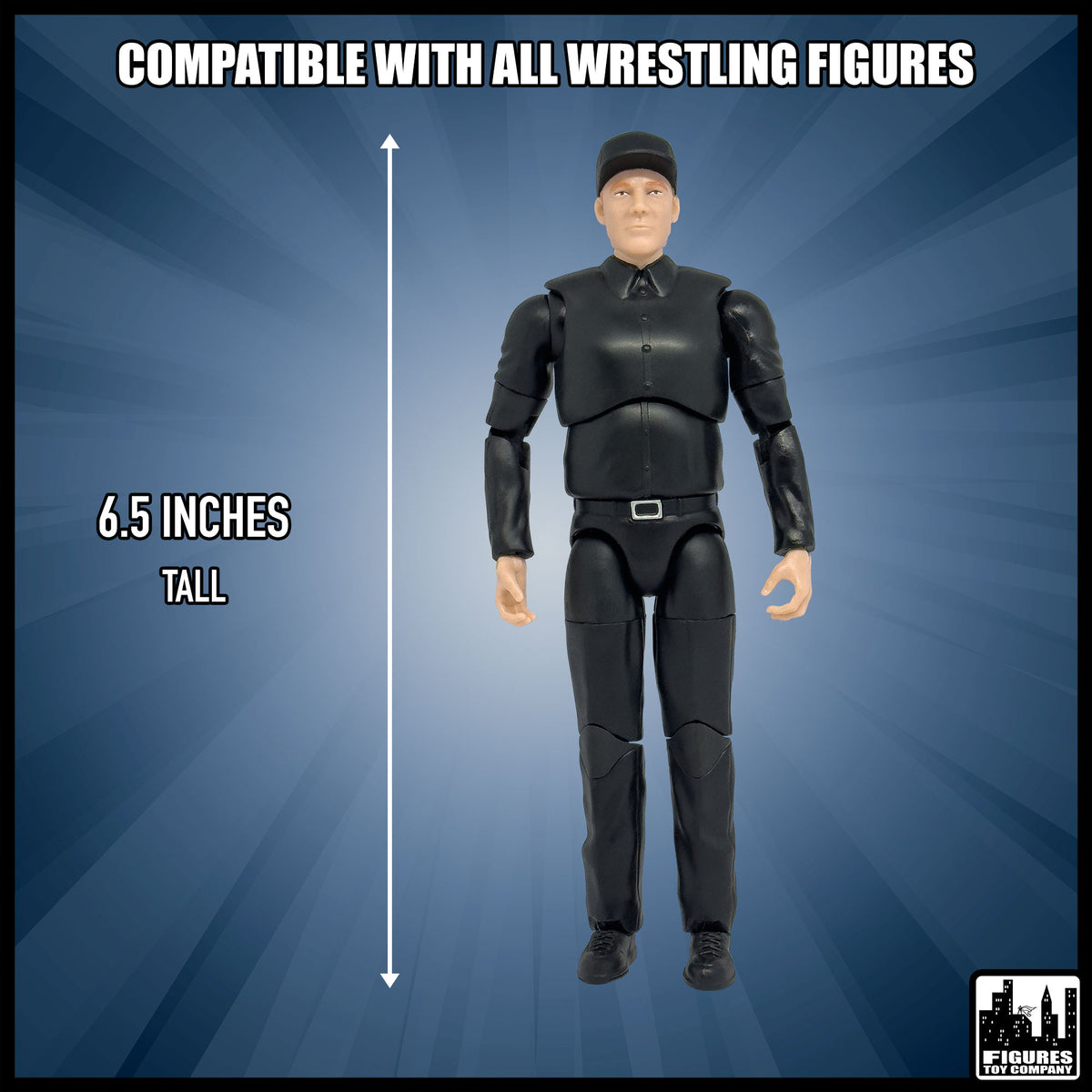 Ultimate TV Camera Man With Deluxe Articulation for wrestling figures — size and compatibility guide.