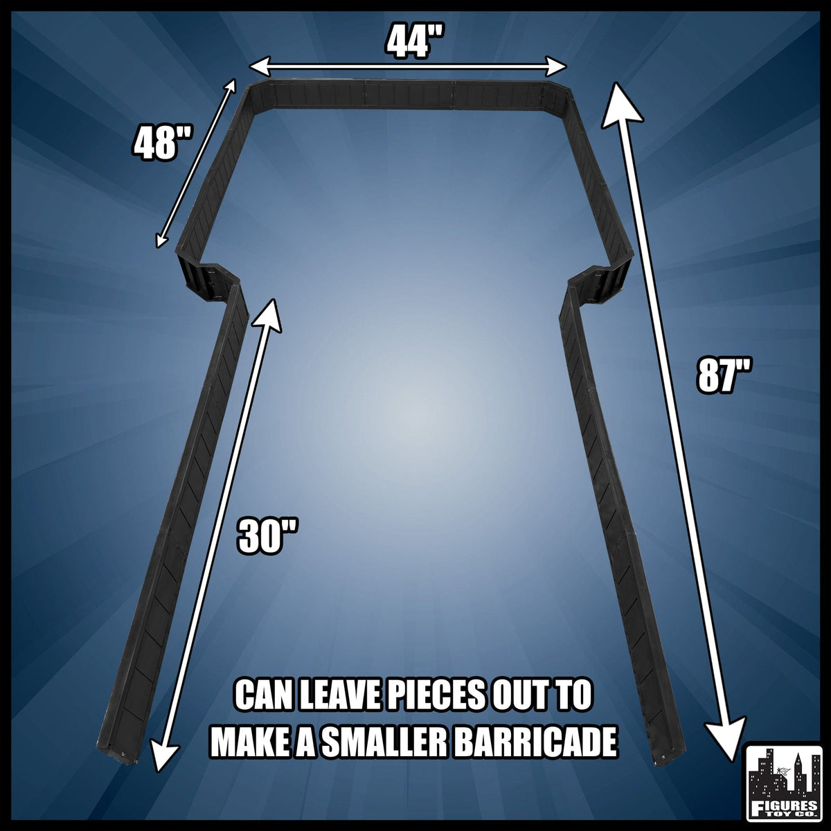 Ultimate Wrestling Ring Barricade Playset for WWE Wrestling Action Figures