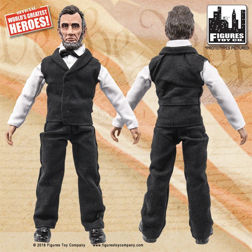 US Presidents 8 Inch Action Figures Series: Abraham Lincoln [Black Suit]