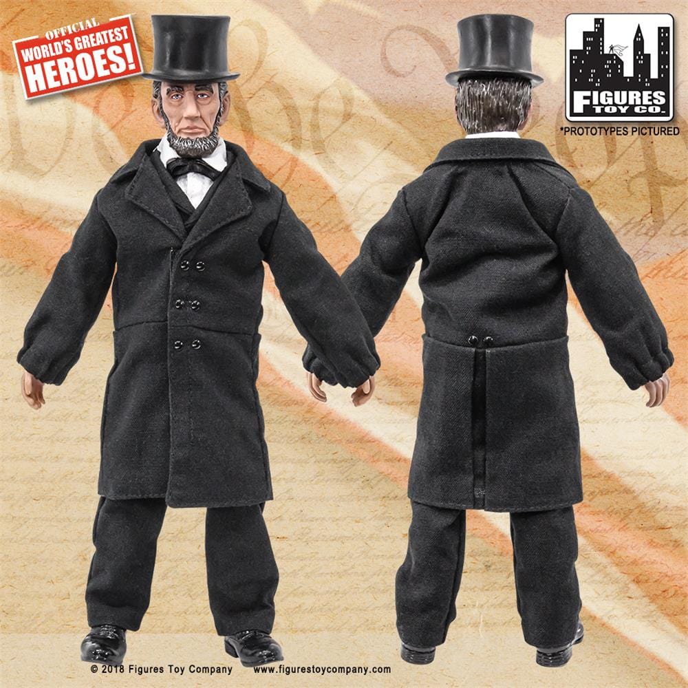 US Presidents 8 Inch Action Figures Series: Abraham Lincoln [Black Suit]