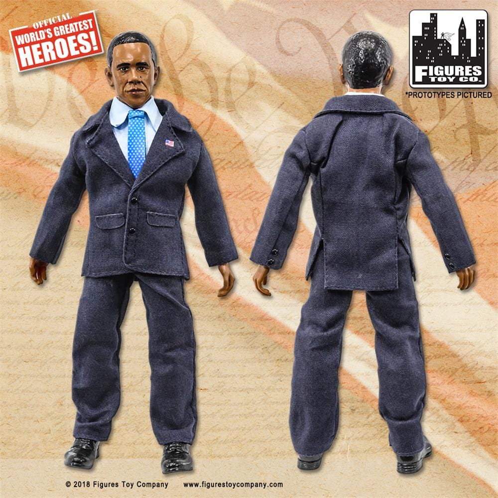 US Presidents 8 Inch Action Figures Series: Barack Obama [Blue Suit]