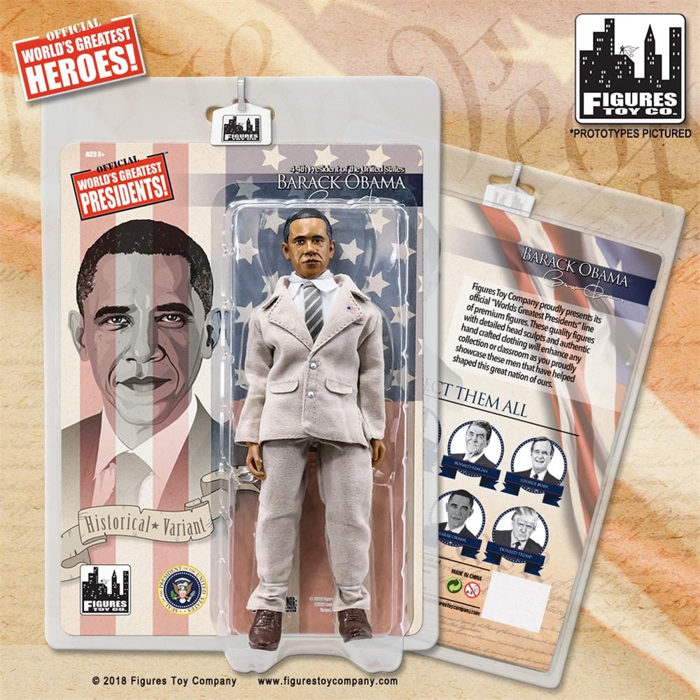 US Presidents 8 Inch Action Figures Series: Barack Obama [Tan Suit Variant]