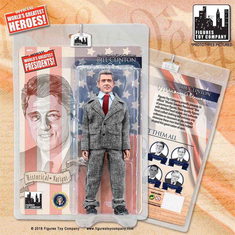 US Presidents 8 Inch Action Figures Series: Bill Clinton [Gray Suit Variant]