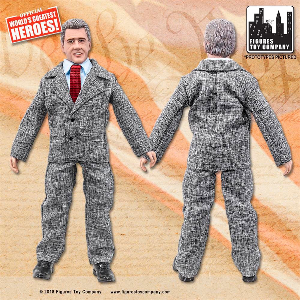 US Presidents 8 Inch Action Figures Series: Bill Clinton [Gray Suit Variant]