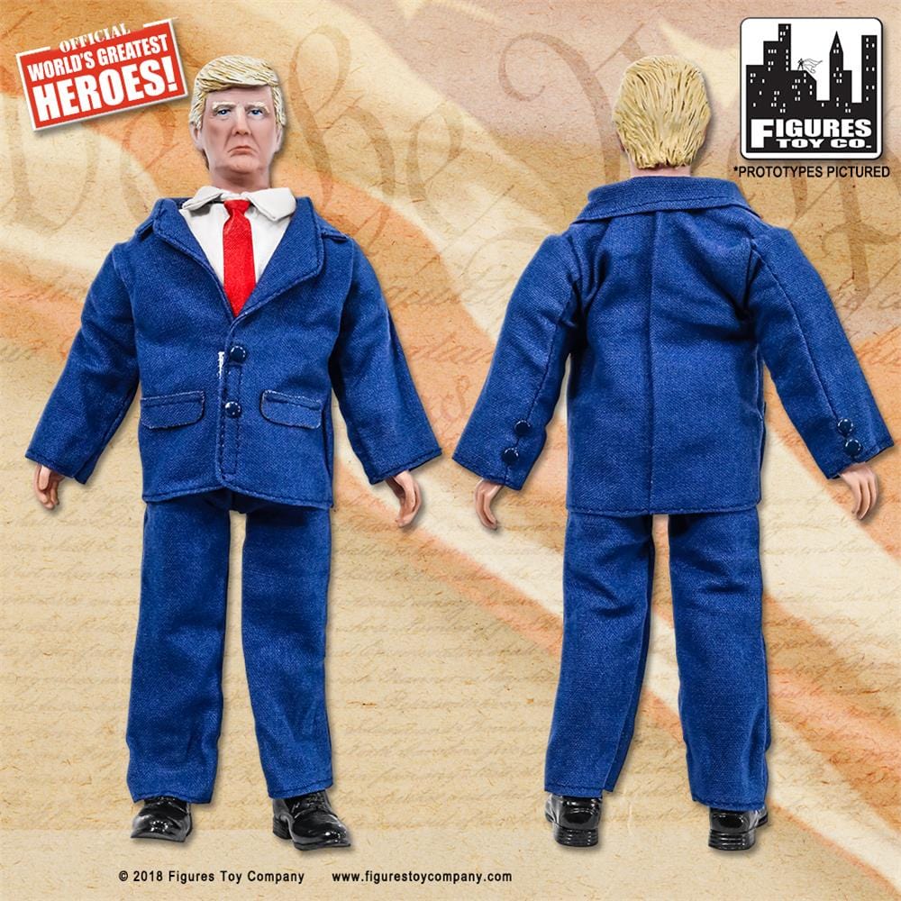 US Presidents 8 Inch Action Figures Series: Donald Trump [Blue Suit]