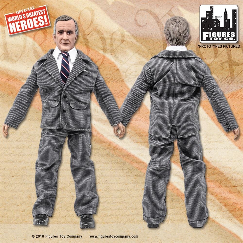 US Presidents 8 Inch Action Figures Series: George Bush SR. [Gray Suit Variant]