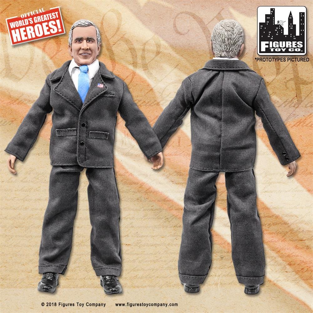 US Presidents 8 Inch Action Figures Series: George W. Bush [Gray Suit Variant]
