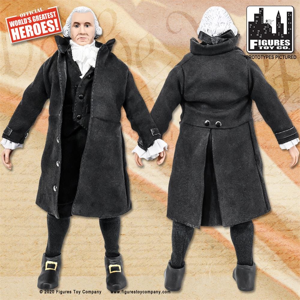 US Presidents 8 Inch Action Figures Series: George Washington [Black Suit]