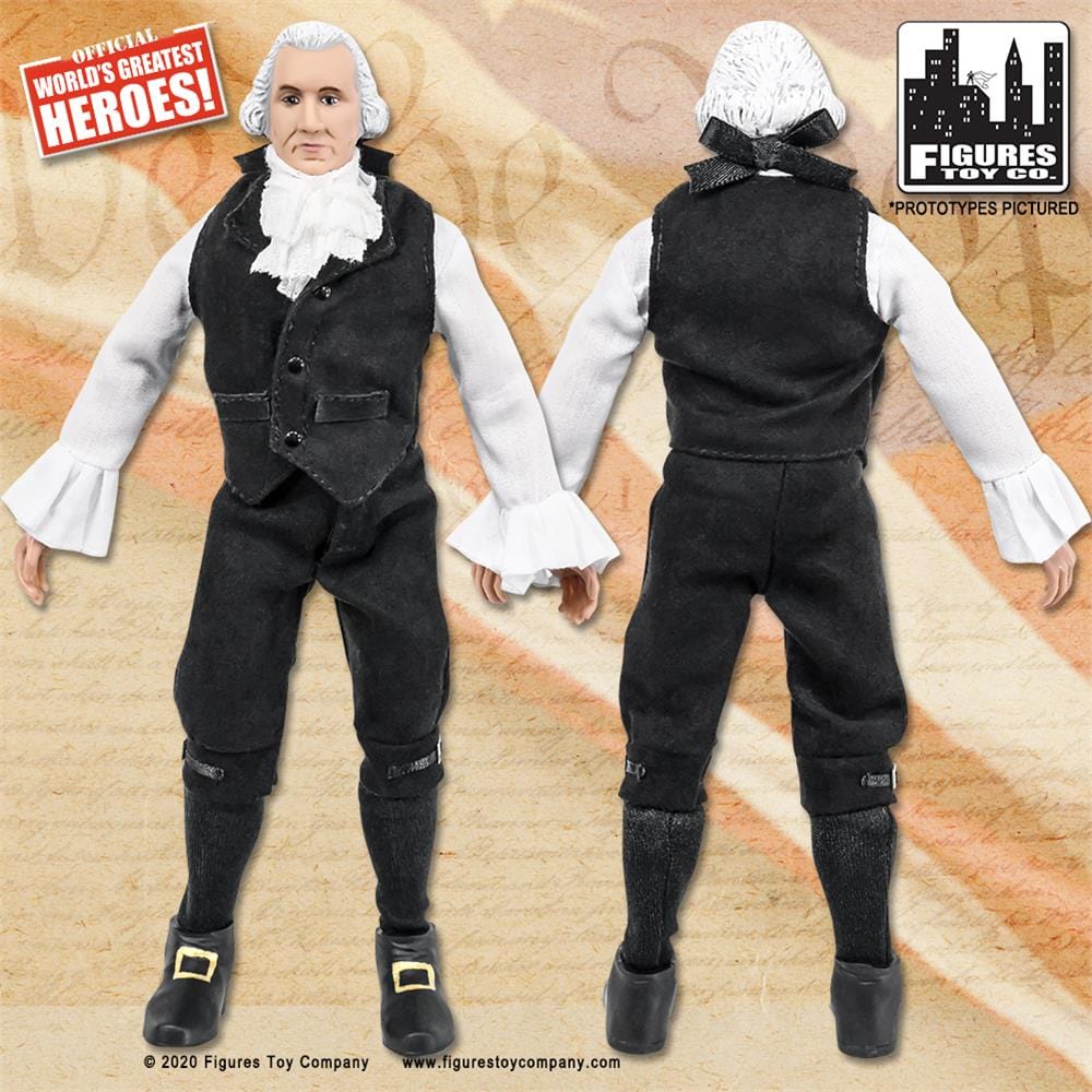 US Presidents 8 Inch Action Figures Series: George Washington [Black Suit]