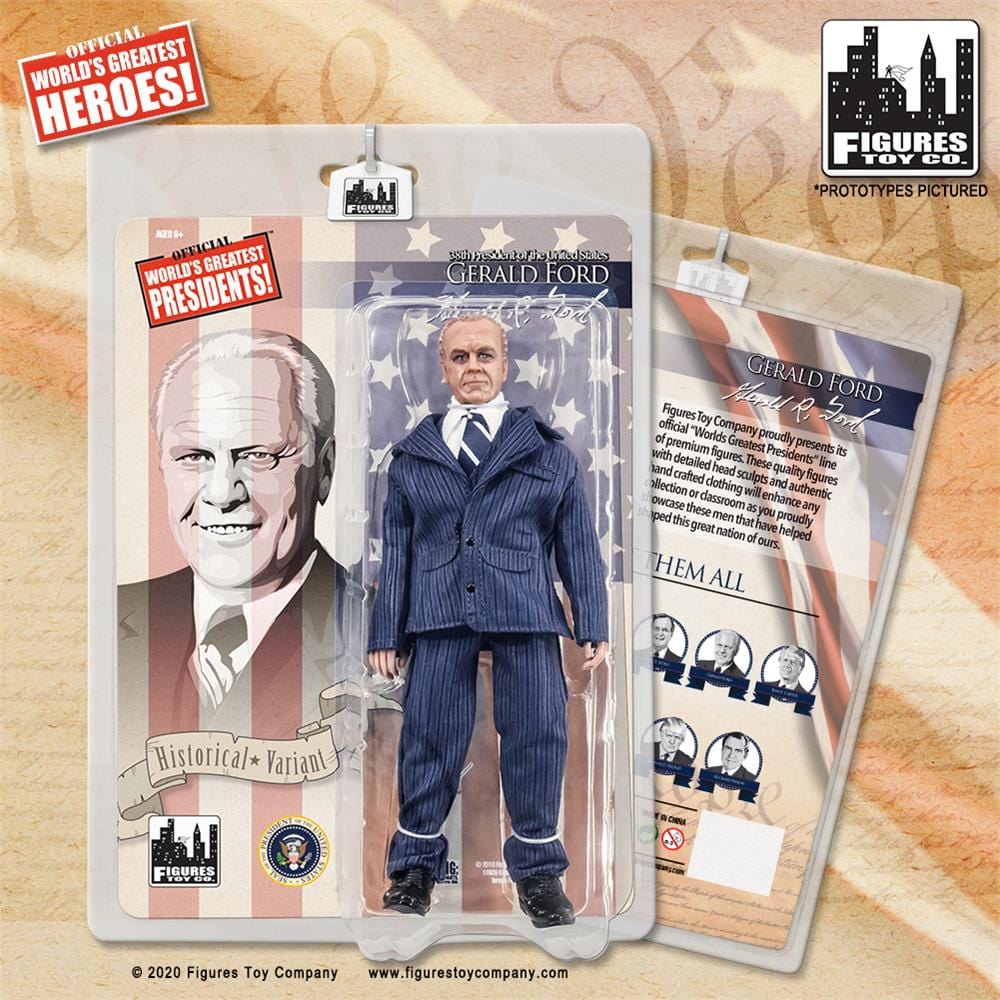 US Presidents 8 Inch Action Figures Series: Gerald Ford [Pinstripe Suit Variant]